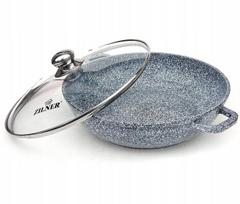 Zilner Wokas su marmurine danga, 32 cm, 5.5l