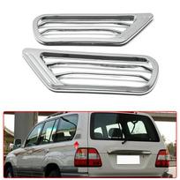 Accessories Side Air Outlet ABS Car Exterior Modification For TOYOTA LAND CRUISER 100 LC100 UZJ100 FZJ100 Lexus LX470 1998-2007 gray
