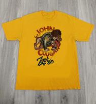 John Cougar Mellencamp Tour Gold Shirt 100% Cotton Adult Tee 8D300 Unisex T-Shirt M brown