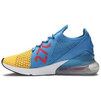 Nike Air Max 270 Flyknit Laser Orange Blue Orbit AO1023-800 42.5 gray