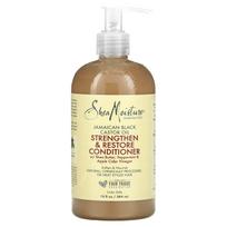 SheaMoisture, Jamaican Black Castor Oil, Strengthening & Restoring Conditioner, 13 fl oz (384 ml) beige