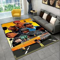 Raperis Eminem Tupac 2pac Hip Hop Rap Dievas Kilimas Kilimėlis Žaidimų Kambariui Miegamajam Svetainei Sofai Namų Dekoras, Vaikų Plotas Kilimas Neslystantis 120x160cm