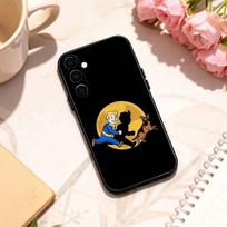 V-Vault B-Boy F-Fallout   phone Case For Samsung Galaxy A73,A72,A71,A70,A53,A52,A51,Others Soft Black Shell Samsung a40 black
