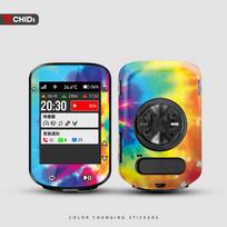 For IGPSPORT BSC300 Bike GPS touch screen decorative sticker Waterproof and scratch-resistant personality options available blue