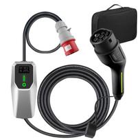 Elektrinių automobilių įkrovimo kabeliai Junsun 2 tipo 22kW 32A 3 fazių 5.0m