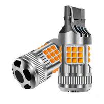 1x Led 1156 Ba15s Car Light P21W 7443 T20 W21W 21/5W 1157 BAY15D 7440 3157 3156 Bul Canbus Auto Reverse Parking Brake Lamp 3157 P27/7W T25 geltona