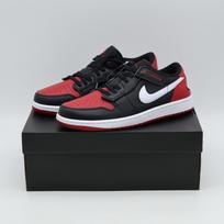 DM1206-066 Nike Air Jordan 1 Low Flyease  Black/White/Gym Red  (Men's) 10 black