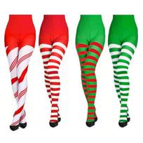 Patterned Colorful Striped Pantyhose JK Thigh High Stockings for Women Y2K Tights Spring Fall Gothic Tights Pantyhose red