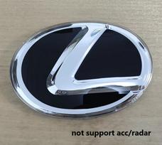 Front Grille Emblem + Rear Trunk Badge for Lexus CT200h IS ES NX RX UX GX GS F Sport No ACC Radar Logo Replacement Sticker PO8 150x107mm (pasted)