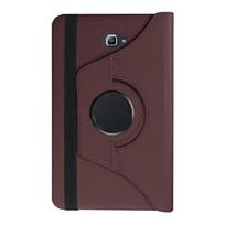 Tab A6 10.1 dėklas 360 laipsnių besisukantis folio tipo PU odos dėklas atverčiamas dangtelis Samsung Galaxy Tab A 6 10.1 T580 T585 10.1  planšetės dėklui SM-T580 SM-T585 10.1 ruda
