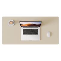 Desk Pad Protector, Mouse Pad, Desk Mat, Non-Slip with Stitched Edges PU Leather Desk Blotter for Home School 60x30 cm