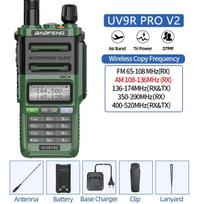BAOFENG UV 9R Pro V2 IP68 Waterproof Walkie Talkie Tri-Power Type-C Charger Dual Band Ham CB Radio Two Way Radio of UV 9R Plus EURO
