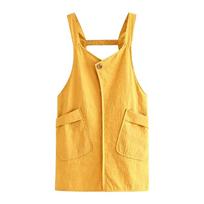 Anti-fouling Kitchen Apron Waterproof Cooking Baking Bibs Catering Work Clothes  for Home Kitchen geltona