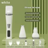 Xiaomi Multifunctional Salon Grade Pet Grooming Clipper, Hair Retain Trimmer for Dogs, Cats and Large Breeds balta