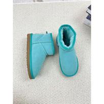Leather low-top new lazy shoes snow boots winter fashion versatile women's shoes warm and comfortable 41
