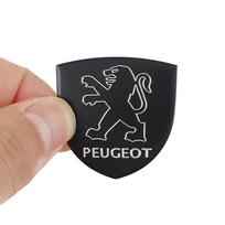 Alloy Car Fender Side Nameplate Emblem Sticker for Peugeot 206 207 306 307 407 408 508 2008 3008 4008 5008 RCZ Rear Trunk Badge beige