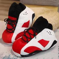 Sneaker Šlepetės Pliušinės šlepetės Moteriškos Šlepetės Vyriškos Juokingos Šlepetės 35-44 Vaikams Suaugusiesiems Žiemos šiltos pliušinės šlepetės patalpose 35-44 black