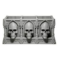 Spooky Halloween Skull Pen Holder 3D Printed Small Skull Storage Rack  Halloween Party juoda