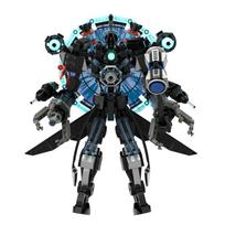 Skibidi Toileted Giant Version Titan TV Man Cameraman Speakerman Building Blocks DIY Assembled Bricks Toys For Xmas BirthdaGifts