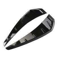 Pairs 35cm Car Fender Side Air Vent Cover Trim Modified Carbon Fiber Black Fender Side Gills Universal Air Vent Decorative Stick
