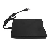 Diskų USB skaitytuvas Nešiojamas išorinis diskečių įrenginys 3,5 colio disketėms Windows PC kompiuteriui Matches the image black