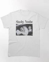 Gildan 5000 Slushy Noobz Graphic T-Shirt White Unisex Heavy Cotton Tee XXL