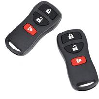 2Pcs Remote Key Fob For Nissan Frontier Titan Xterra Pathfinder Rogue CWTWB1U733 black