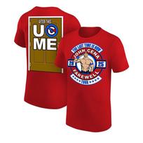 John Cena Wwe Atsisveikinimo Turo Spaudas Vyriški Marškinėliai O formos iškirpte Medvilniniai Trumpomis Rankovėmis Madingi Didelio Dydžio Marškinėliai Kasdieniai Laisvi Sportiniai Gatvės Viršus S brown