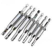 4/7pcs HSS Self-Centering Hinge Drill Bit Set - 5/64  7/64  9/64  11/64  Twist Bits for Door, Cabinet & Window Drilling