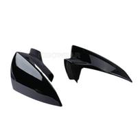 Side Wing Mirror Covers for Seat Leon MK3 5F 2013 2017 2018   Caps replace black/carbon pair Ibiza 6F Arona glossy black black