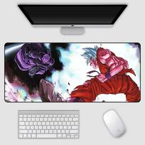 ACGN Dragon Ball Odinis Pelės Kilimėlis Son Goku Spausdinimo Raštas Didelis Dydis Žaidimų Klaviatūros Kilimėlis Berniukams Biuro Animacinis Neslystantis Stalo Kilimėlis 60x30cm