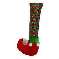 Christmas Tree Decorations Hanging Cute Glued Toppers for Indoor Outdoor red green stripes brown