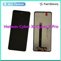 Pilnas LCD ekrano ir skaitmenintuvo surinkimas, skirtas Hotwav Cyber X Cyber X Pro gray