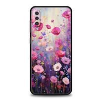 Telefono dėklas Samsung A56 A36 A26 A24 A12 A14 A16 A50 A70 A20E A22 A40 A34 A54 A42 A52 5G A04s A06 Dangtelis Aliejinė tapyba Gėlė Galaxy A04s