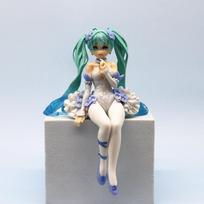 Hatsune Miku Desktop Adorable Action Figure 11cm Neko Shirt Ver. Anime Figurine Cute And Charming Girls Model Toy Present gray