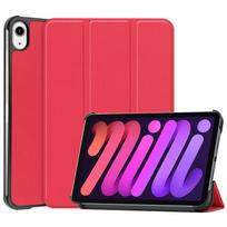 For iPad Mini 7 Case Mini 7 Leather 8.3inch iPad mini7 2024 raudona
