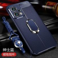 Magnetic Case For Xiaomi Poco F5 Pro X5 X4 GT Holder Ring Phone Back Cover Luxury TPU Soft Silicone Protection Shockproof Bumper For Poco X4 GT blue