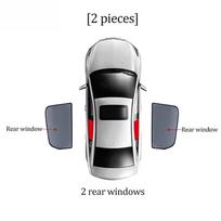 Car Front Rear Side Magnetic Windshield Sunshade For Skoda Octavia - Sun Blockers Curtains Shades Cover Auto Accessories