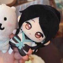 10cm/3.93in Valorant Plush Toy Cartoon Sage Figures Kawaii Stitch Items Game Peripherals Decorative Doll Birthday Gift Ornaments gray
