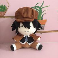 20cm pliušinė lėlė Edogawa Rampo Nakahara Chuuya Cosplay Mielas minkštas kimštas pagalvės gimtadienio dovana žaislas 20cm black