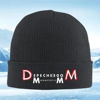 Nauja Depeche Mode Memento Mori grupės logotipas Vyriška Moteriška Unisex Megzta kepurė Beanie Lauko Cikli One Size black