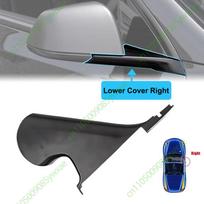 For Tesla Model Y 2019-2026 Juniper Side External Rearview Mirror Carbon Pattern Cover Lower Caps Bottom Shell Frame Replacement