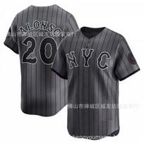 New York Mets 20 White Baseball Jersey Unisex Sport Top Athletic Wear XXL