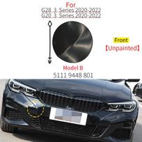 For BMW G20 M Sport Model Car Front Rear Bumper Tow Hook Cover Cap Black For BMW 3 Series 320 328 330 51119448801 51129448791 Front Unpainted black
