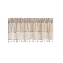 Cotton Lace Short Curtain Finished Product Short Curtain Tassel Lace Japanese and Korean Style Partition Curtain 132*46