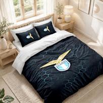 Bedding Set 1 Duvet Cover 2 Pillowcases Lazio FC Print Bedroom Home Decoration 135cmx200cm