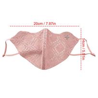 Sun Protection Mask Lace Mask For Women Thin Mesh Breathable Mask Summer Sunscreen Face Scarf Outdoor UV Protection Cover beige