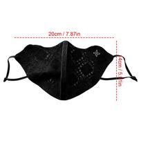 Sun Protection Mask Lace Mask For Women Thin Mesh Breathable Mask Summer Sunscreen Face Scarf Outdoor UV Protection Cover black