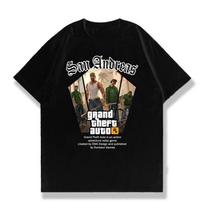 video game GTA: San Andreas graphic UNISEX TEE S-5XL 100 black
