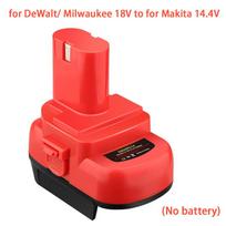 Akumuliatoriaus adapteris Makita/Dewalt/Milwaukee 18V/20V Li-Ion akumuliatoriui paversti į 12V/14.4V Ni-Mh akumuliatorių belaidžiams įrankiams MT18PA14 DM18PA14